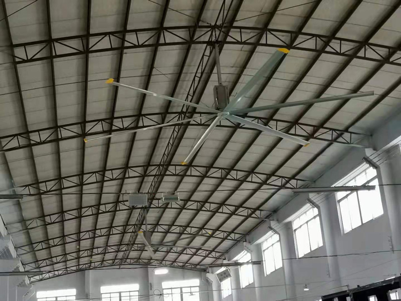 南海門窗生產工廠工業大風扇安裝案例